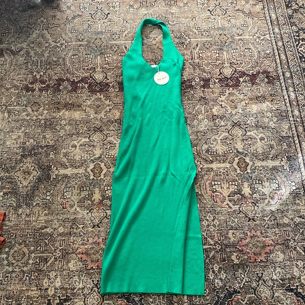 Green MIDI dress